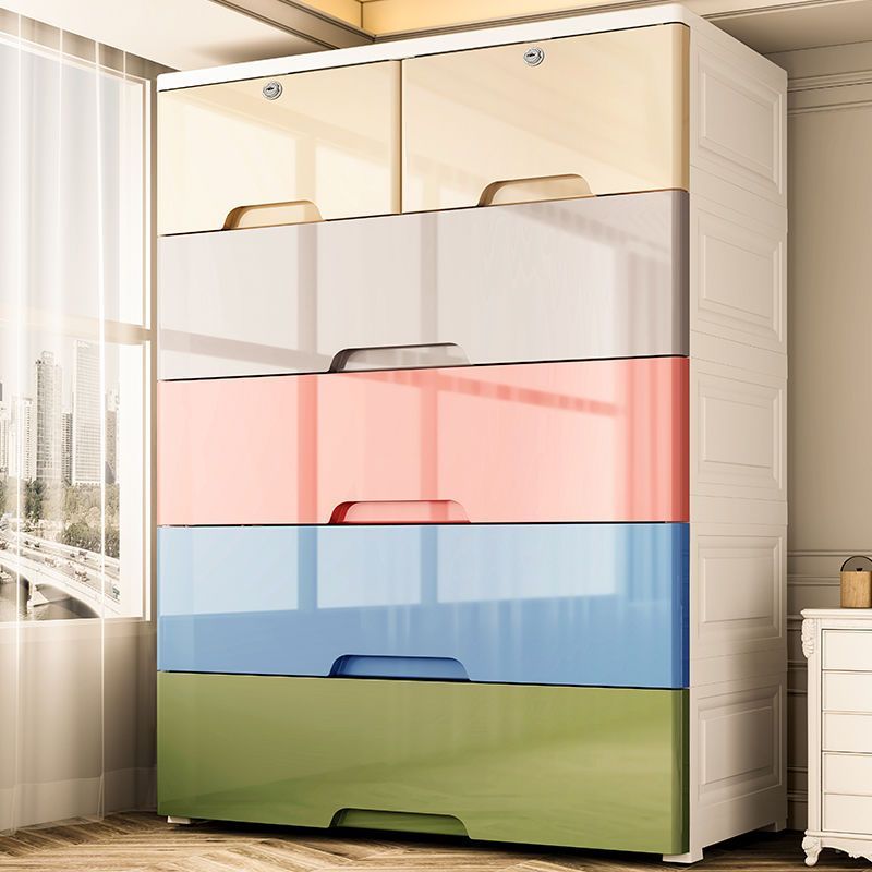 MOK Drawer Chest 73CM Large Storage Space Plastic Drawer High Quality PP Material High Carrying Capacity drawer plastic