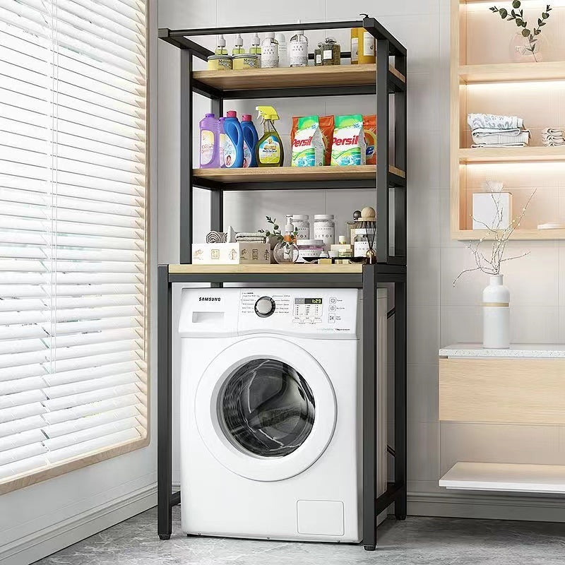 MOK Washing Machine Rack Bathroom Rack 69*30*184CM High-Quality Steel Frame Load-Bearing 200KG
