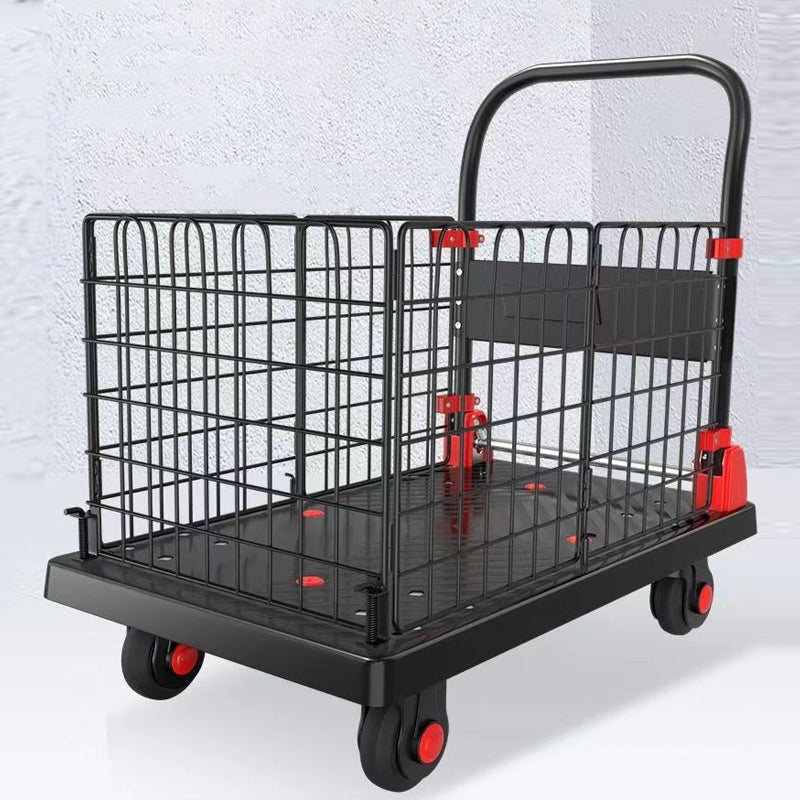 MOK Wheelbarrow Carrying Capacity 800KG With High Fence Silent Wheels (Express Delivery/Goods/Buckets)