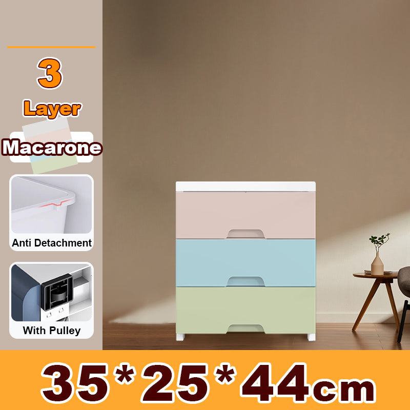 MOK Drawer Chest 73CM Large Storage Space Plastic Drawer High Quality PP Material High Carrying Capacity drawer plastic