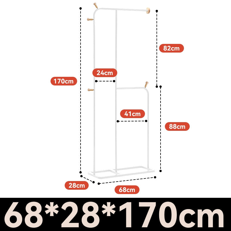 MOK 68*28*170cm Hanger Hanger Thick Pipe Diameter Sturdy And Stable Fashionable And Simple