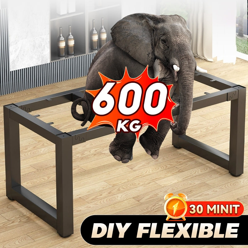 MOK 80/120/160cm Steel Desk Frame  DIY Desktop With A Load-Bearing Capacity Of 600KG Metal Desk Frame Coffee Table Dining Table Office/Living Room