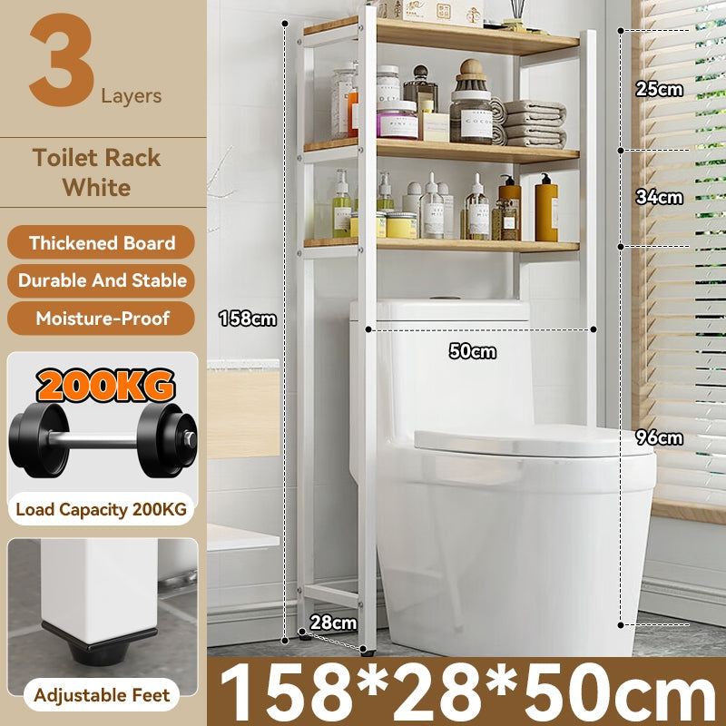MOK Washing Machine Rack Bathroom Rack 69*30*184CM High-Quality Steel Frame Load-Bearing 200KG