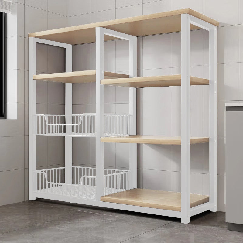 MOK 3 Layer Kitchen Rack & wheels Microwave Oven Shelf Multi-function Kitchen Storage Shelf Storage Rack Landing Rak置物架